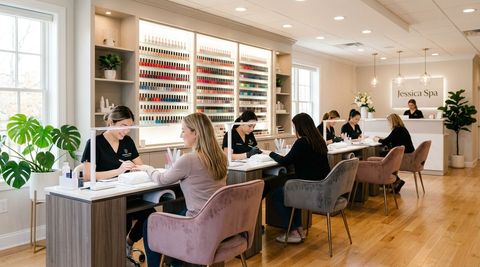 Illustration of Jessica Spa, nail salon in Doylestown, PA